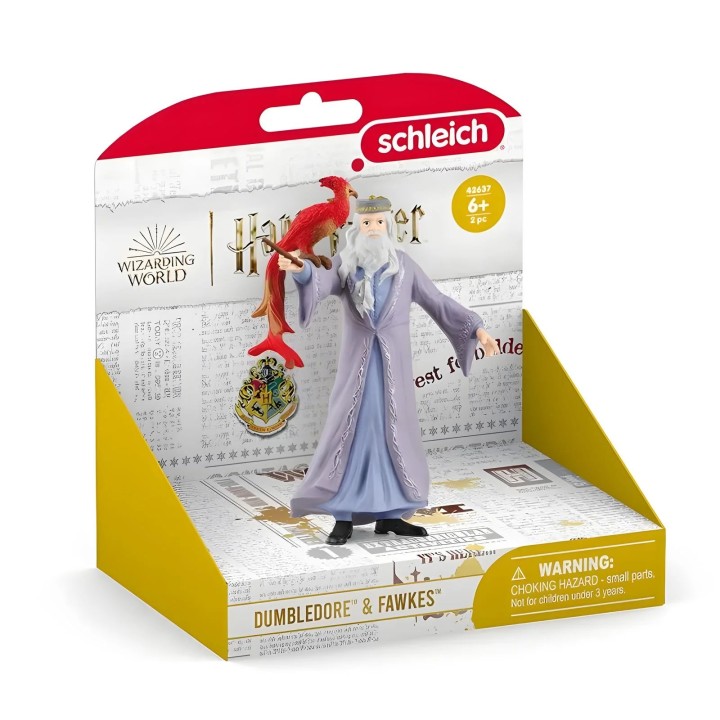 Schleich 42637 Dumbledore and Fawkes Figure Set 11years +