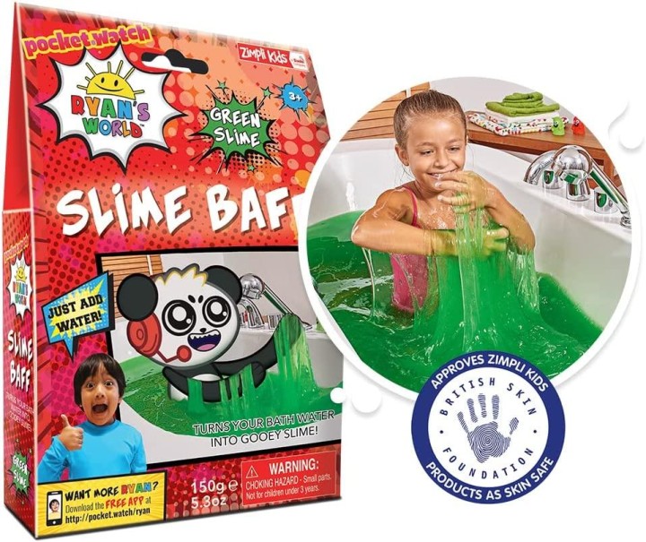 Zimpli Kids - Slime Baff Ryan's World 150g - Green 3years +
