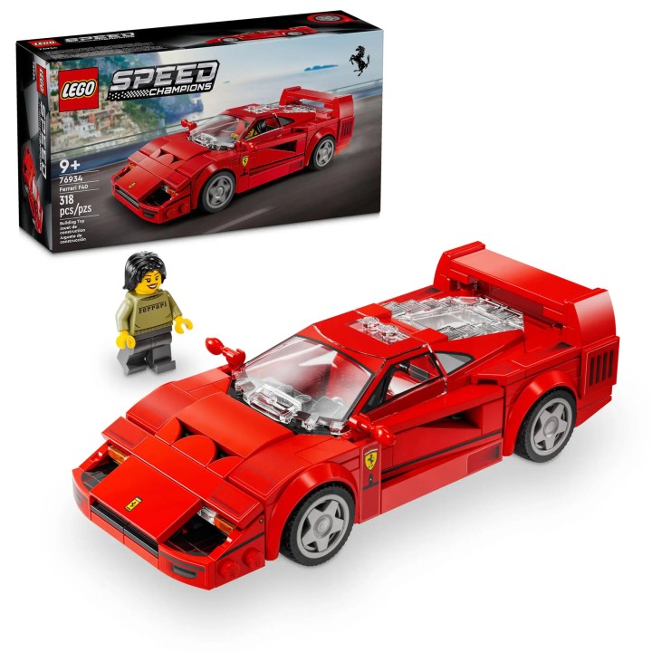 LEGO Speed Champions 76934 Ferrari F40 Supercar 11years +
