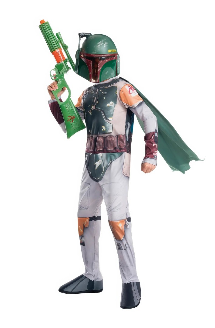 STAR WARS Boba Fett Classic Costume for Children Large 8 - 10 years