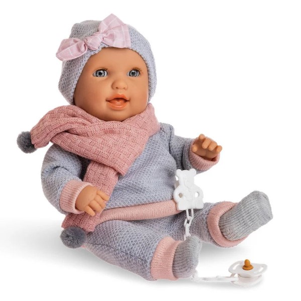 Berjuan 6130 Baby Susu Grey Outfit Interactive Doll 38cm 3 - 11 Years, Dolls