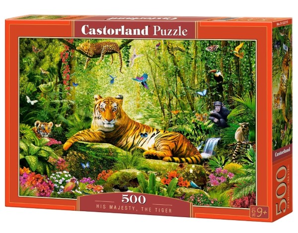Castorland Puzzle His Majesty, the Tiger (500 pcs)