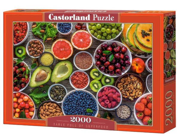 Castorland Puzzle Table Full of Superfood (2000 pcs)