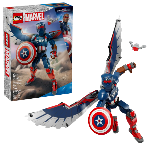 LEGO 76296 MARVEL New Captain America Construction Figure 8 - 16 Years, Playsets, Tools & Construction Toys