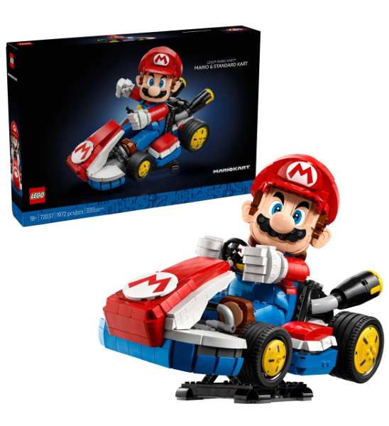 LEGO SUPER MARIO 72037 Mario Kart – Mario & Standard Kart