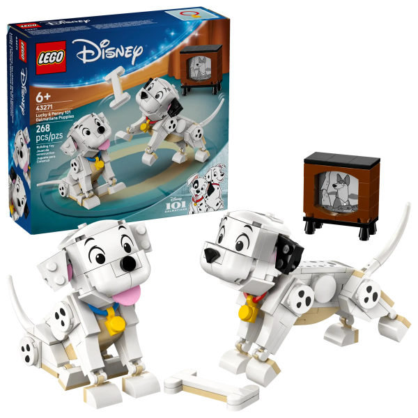 LEGO DISNEY 43271 Lucky & Penny 101 Dalmatians Puppies