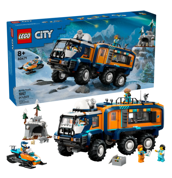 LEGO CITY 60471 Arctic Explorer Science Lab Truck