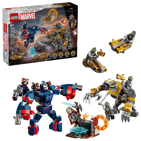 LEGO MARVEL 76322 Avengers: Endgame Thor vs. Chitauri