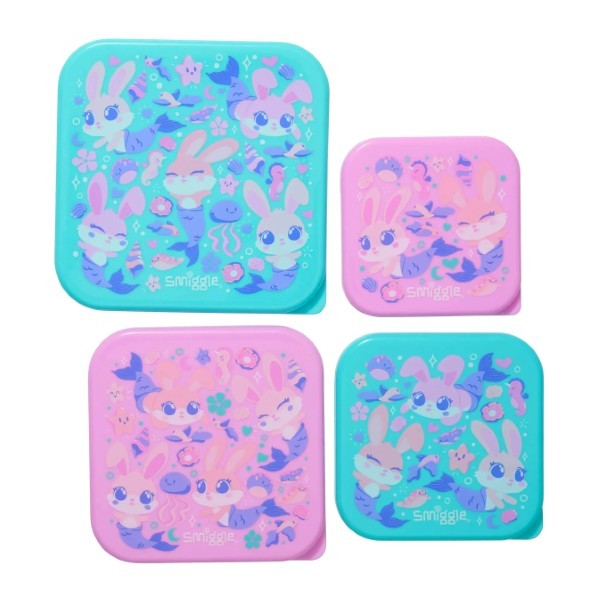 Smiggle Curious 4 In 1 Container Set - Mint