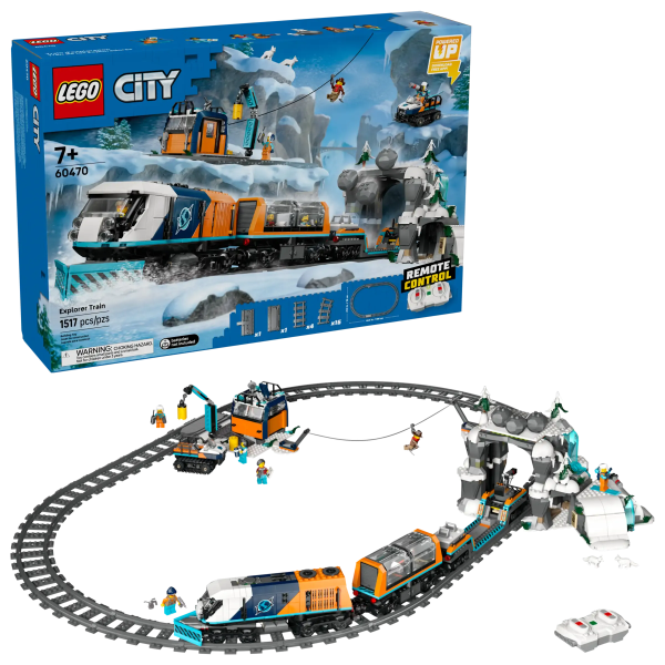 LEGO CITY 60470 Explorers' Arctic Polar Express Train
