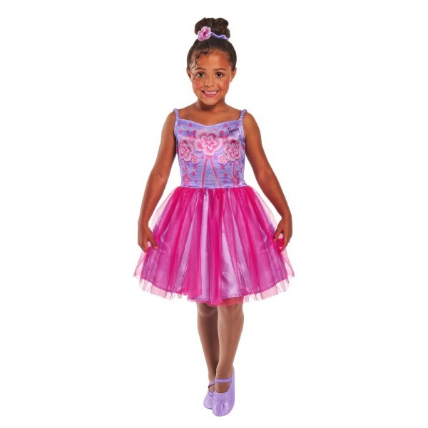 Barbie Ballerina Classic Kids Fancy Dress Costume - Size Small