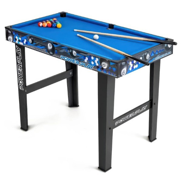 PowerPlay 3ft Stand Up Pool Games Table - Black