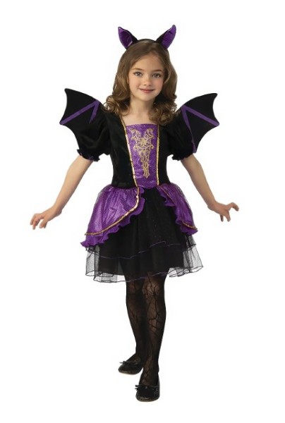 Little Bat with Wings Child Costume - Large - Ages 8-10 Years