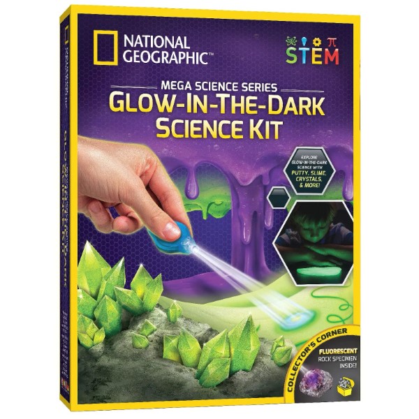 National Geographic Glow-In-The-Dark Mega Science Kit