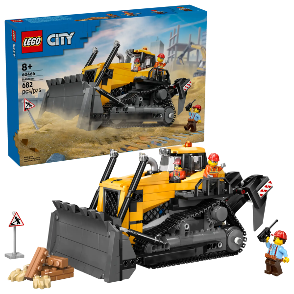 LEGO CITY 60466 Yellow Bulldozer