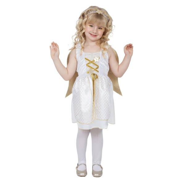 Angel Girl Deluxe Kids Fancy Dress Costume - Size XS