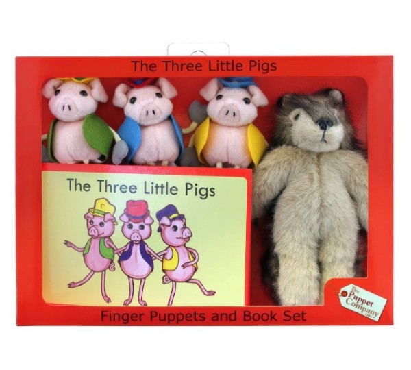 The Puppet Company - The Three Little Pigs-Traditional Story Sets