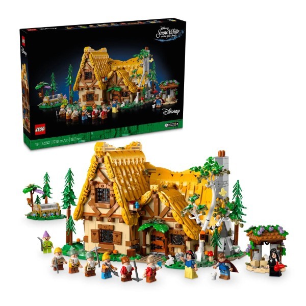 LEGO DISNEY 43242 Snow White and the Seven Dwarfs' Cottage