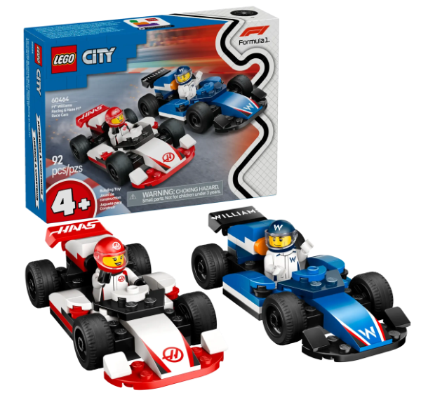 LEGO CITY 60464 F1 Williams Racing & Haas F1 Race Cars