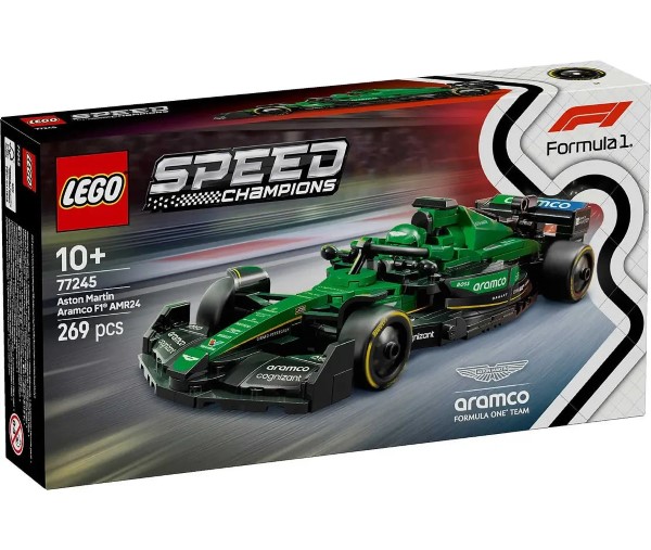 LEGO SPEED CHAMPIONS 77245 Aston Martin Aramco F1 AMR24 Race Car