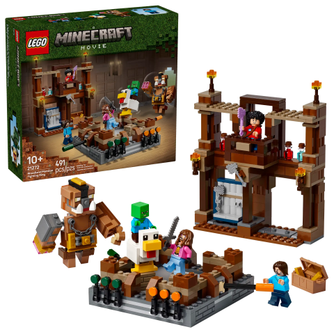 LEGO MINECRAFT 21272 Woodland Mansion Fighting Ring