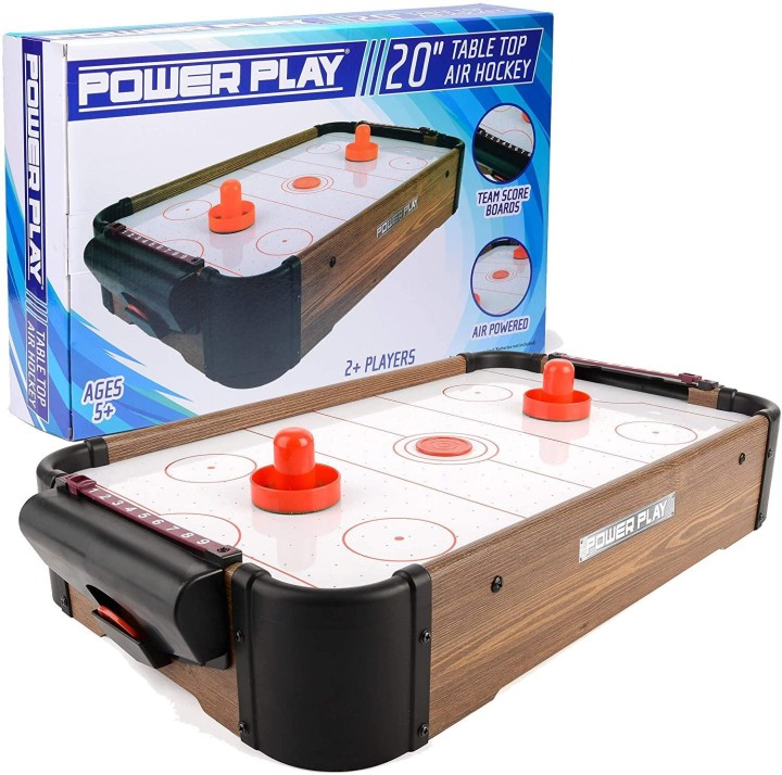 PowerPlay Tabletop Air Hockey Game, 20-Inch