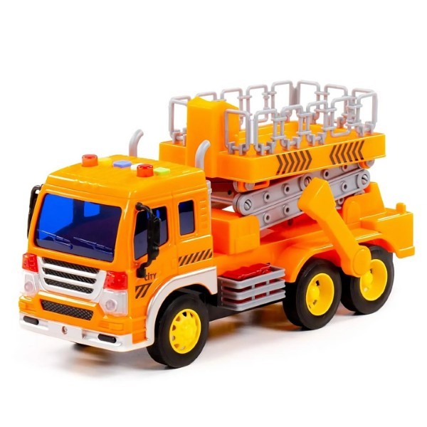 Polesie City Scissor Lift Truck – Friction-Powered