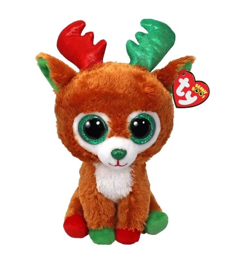 Ty Beanie Boo's Christmas Tinseltoes Reindeer 15cm
