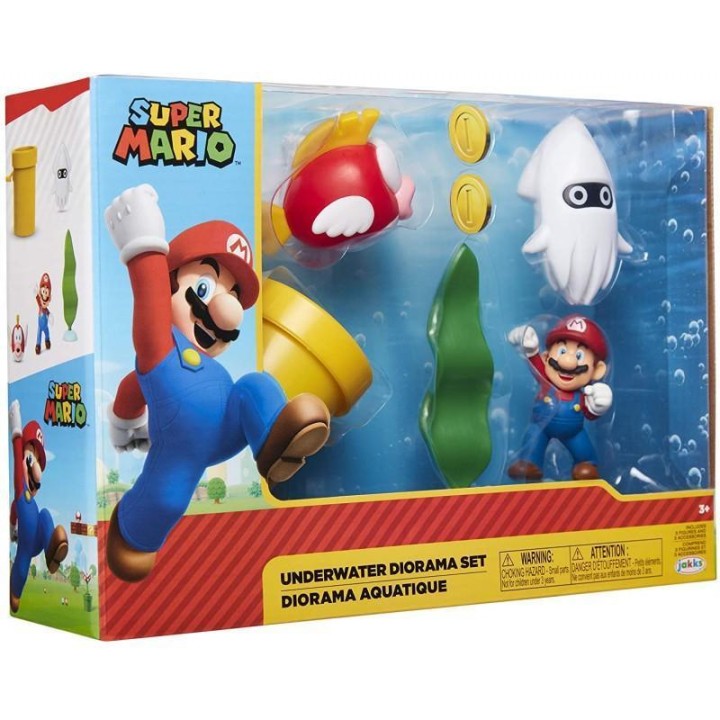 Super Mario Underwater Figures Playset