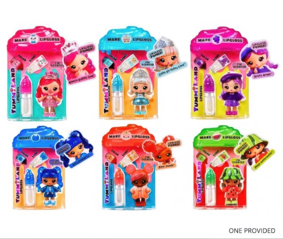 Yummiland Lip Gloss Doll Series 2 + Mystery Chase - Assorted White