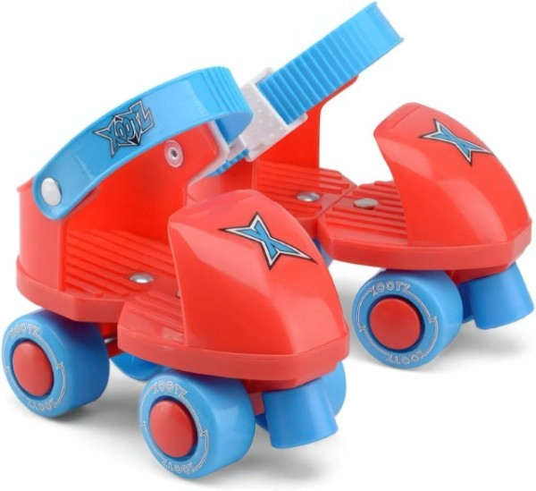 Xootz Beginner Trainer Skates, My First 4 Wheel Quad Roller Skates