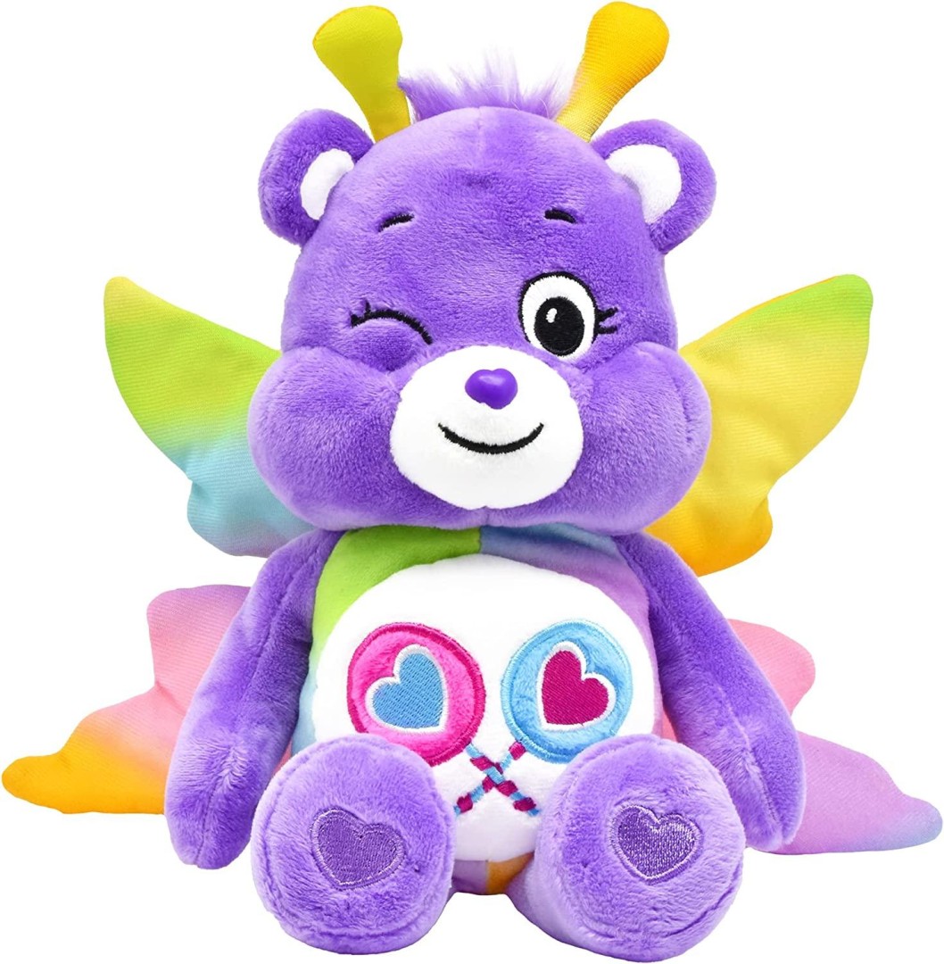 Care Bears 22cm Bean Plush - Butterfly Share Bear
