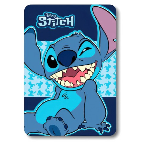 Disney Stitch Polar Blanket - Blue