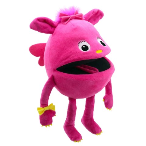 The Puppet Company - Pink Baby Monster Hand Puppet