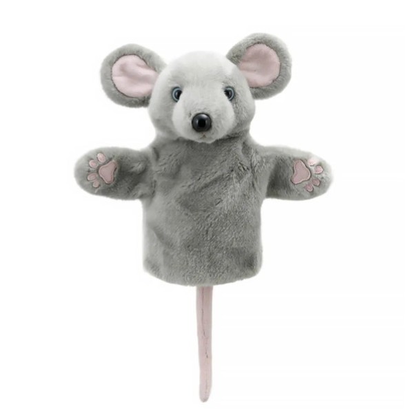 The Puppet Company - CarPets - Grey Mouse Hand Puppet