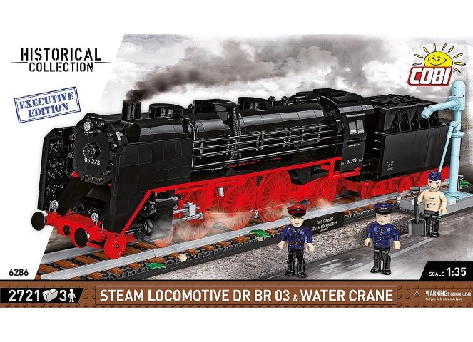 COBI DR BR 03 Steam Locomotive & Water Crane