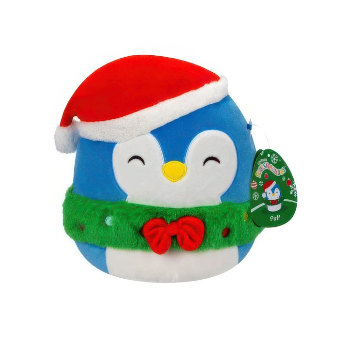 Squishmallows Puff the Penguin Christmas 19 cm Plush 11years +