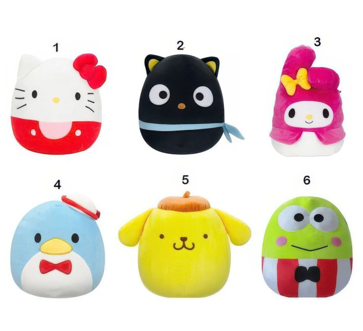 Squishmallows Sanrio Plushies 20cm - Assorted 3years +