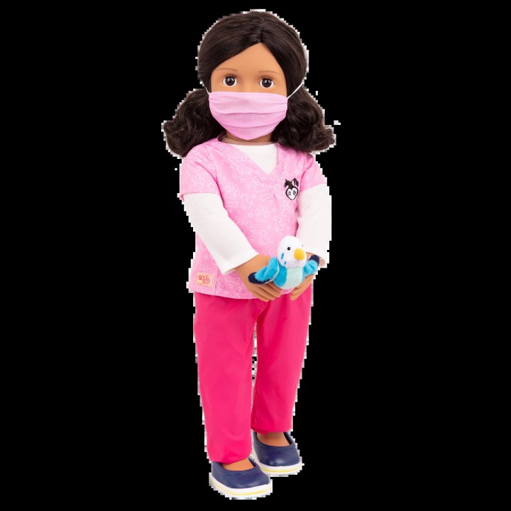 Our Generation 46 cm Vet Doll with Pet Care Accessories 11years +