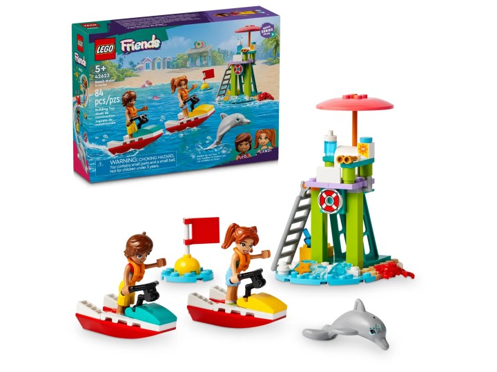 LEGO 42623 Friends Beach Water Scooter Lifeguard 5 Years +