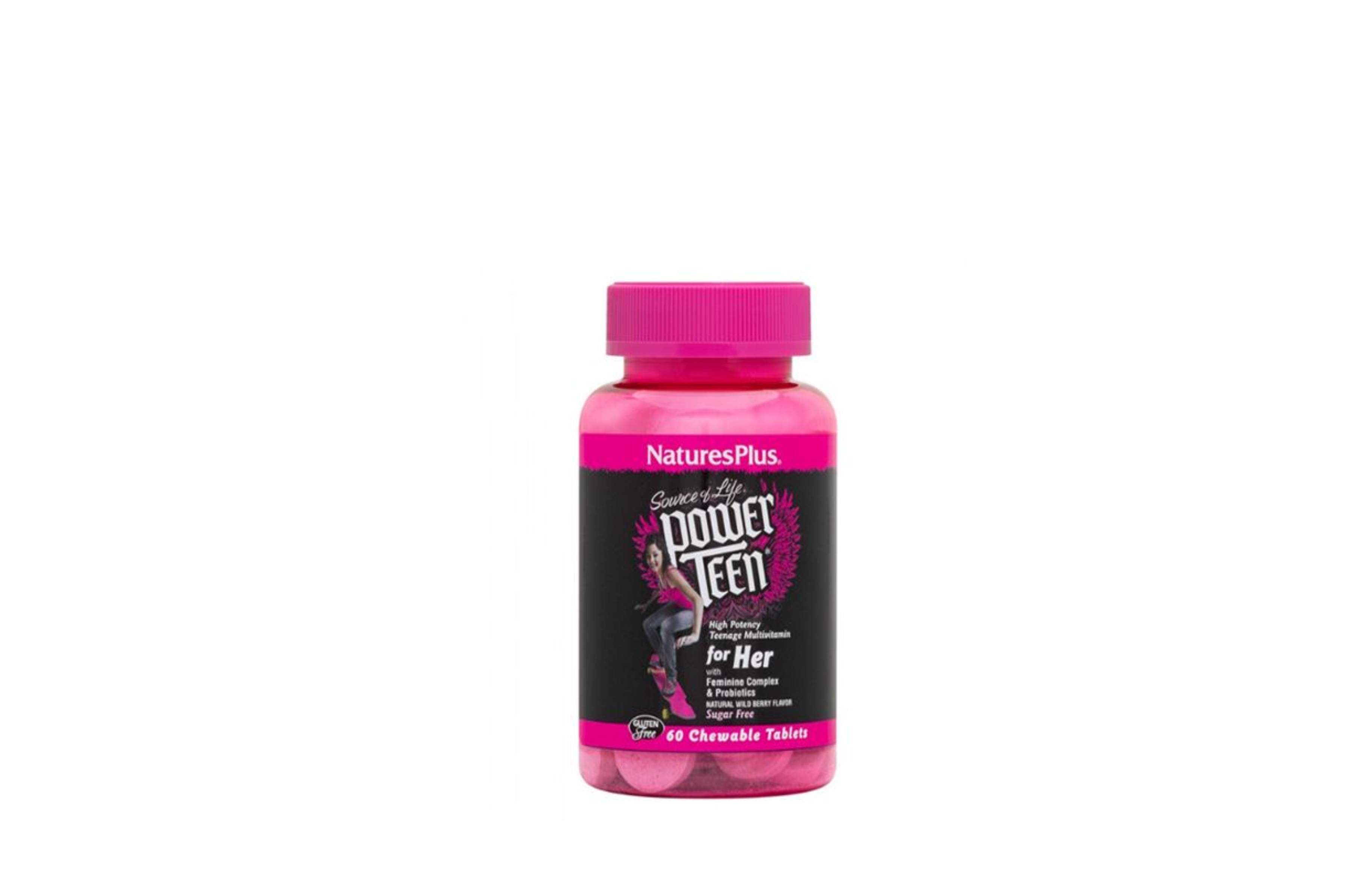 Natures Plus Power Teen For Her 60 Chewable tablets
