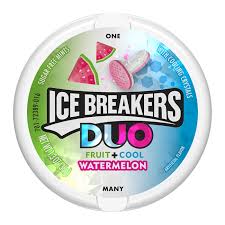 ICE BREAKERS DUO FRUIT COOL WATERMELON SUGARFREE MINTS