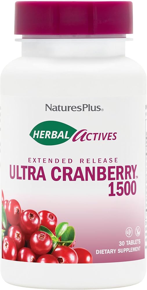 NATURES PLUS ULTRA CRANBERRY 1500MG 30TABS