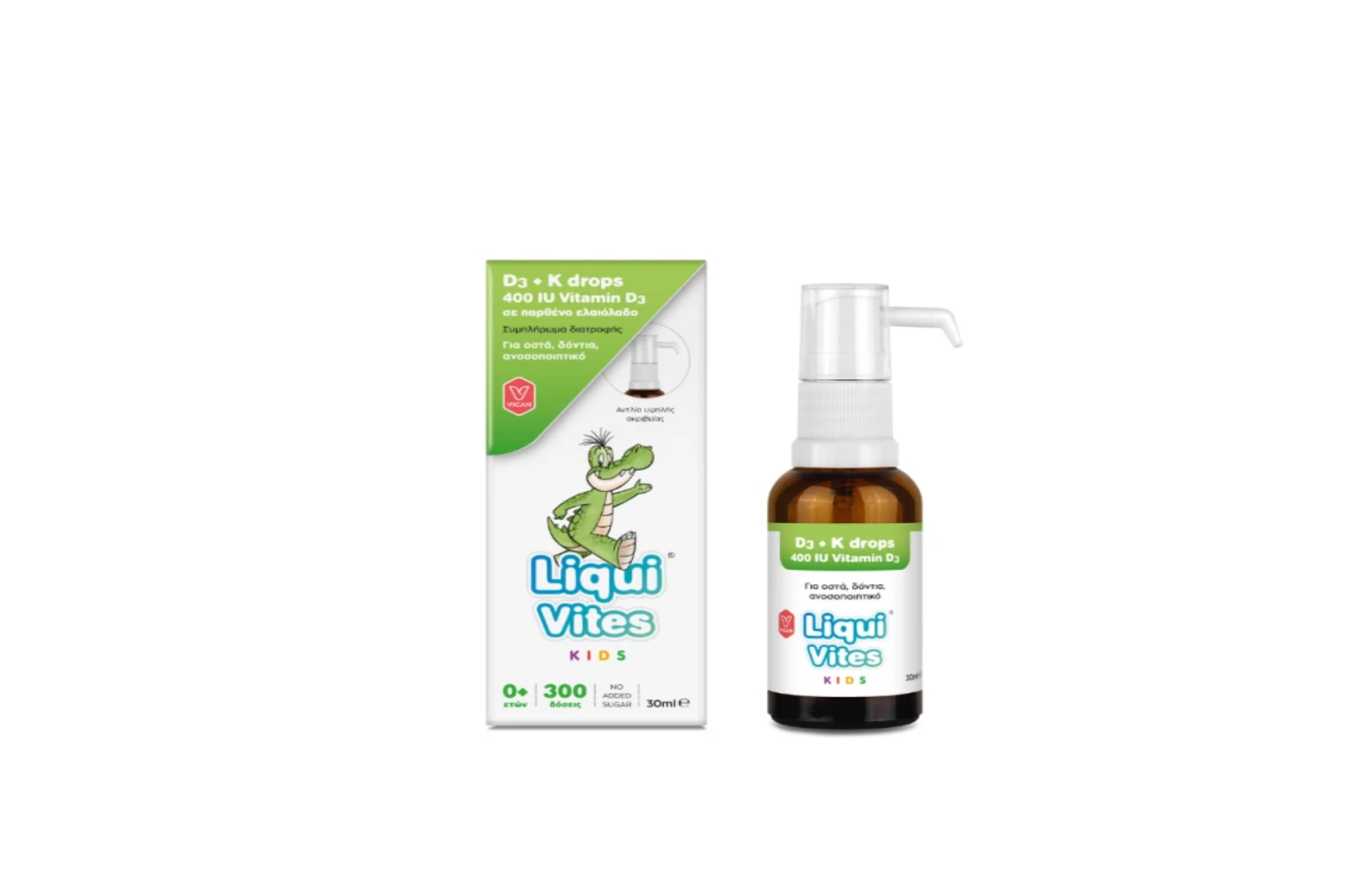 Liquid Vites Kids Vitamin D3 400iu & K2 30ml