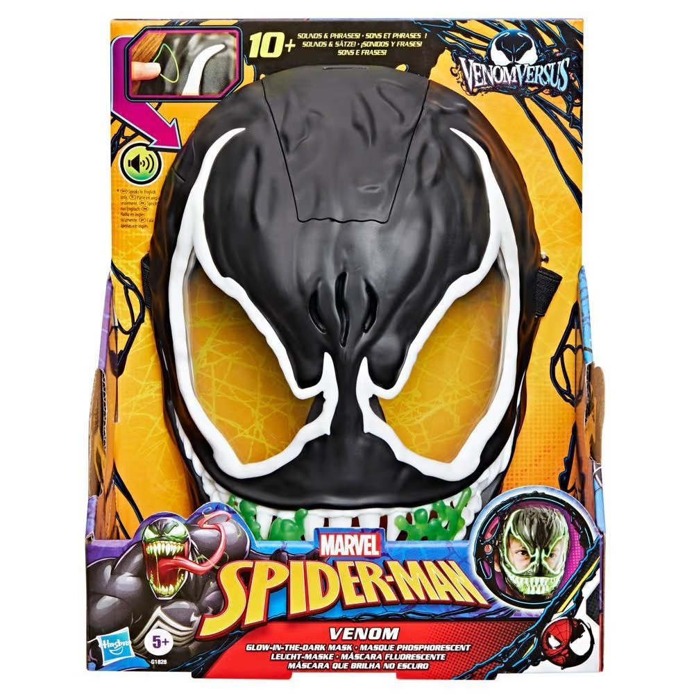 Marvel Spider-Man VenomVersus Venom Glow-In-The-Dark Mask