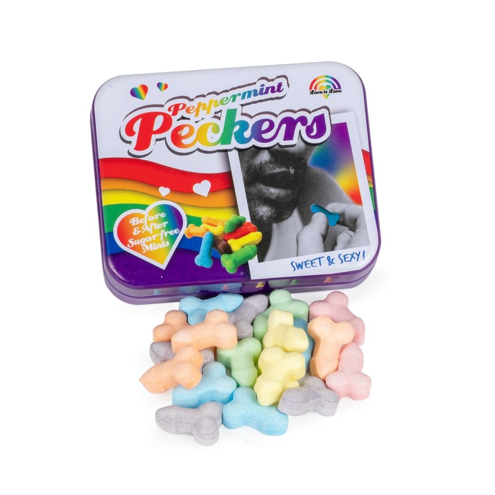 RAINBOW PECKERS MINT CANDY 30g