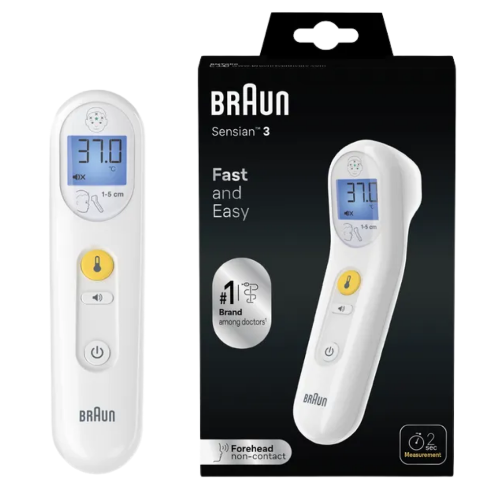 Braun Sensian 3 Forehead Non-Contact Thermometer