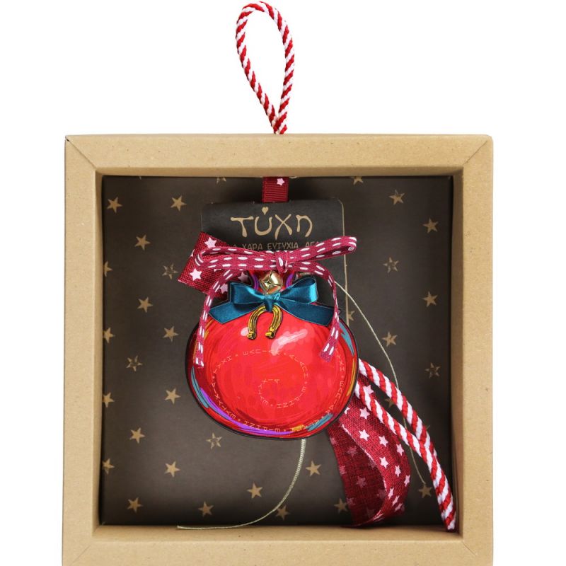 Γούρι Στολίδι τύχης-Ρόδι πέταλο – ΞΥΛΟ