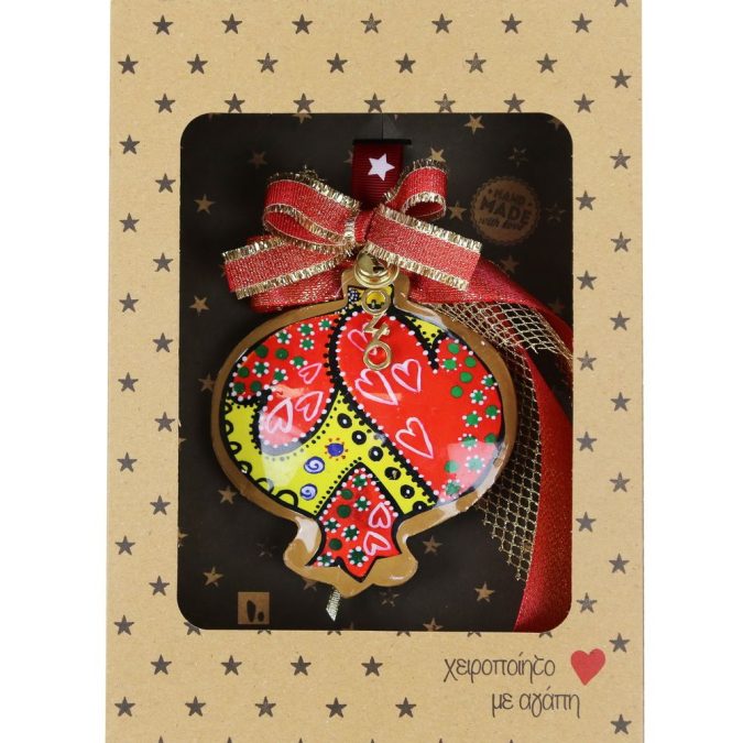 Γούρι Ρόδι boho μετ.-Καρδιές