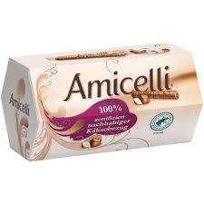 AMICELLI HAZELNUT CREME WAFE ROLLS WRAPPET IN MILK CHOCOLATE 200G